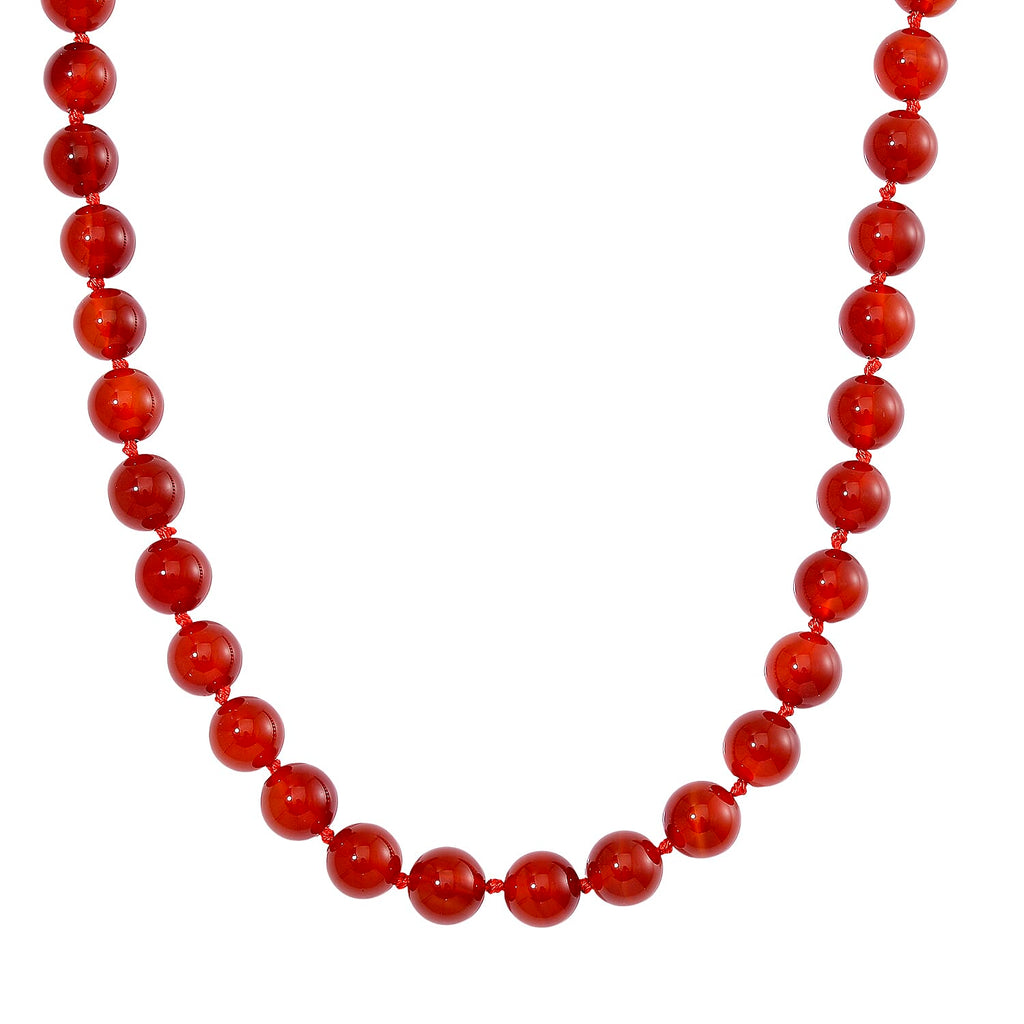 Ruby Agate Necklace (Size 18-2 Ext) with Lobster Clasp 380.00 Ct