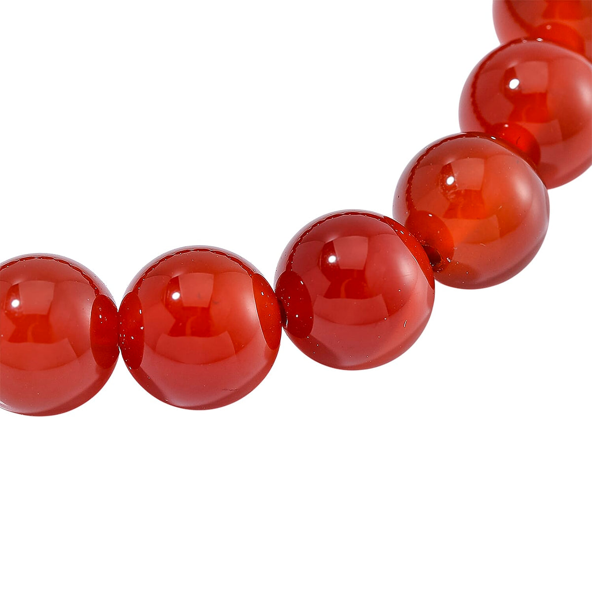 Ruby Agate Beads Bracelet (Size 7.5 Stretchable) 210.00 Ct. 8151034 3
