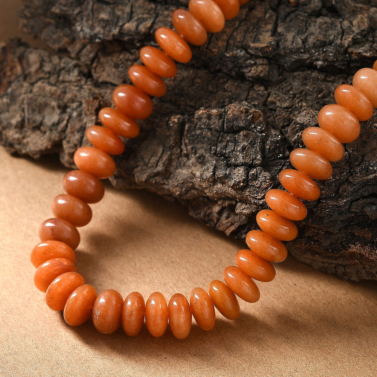 Red Aventurine Necklace (Size - 18-1 Ext.) with Senorita Clasp 330.00 Ct. 8181149 2
