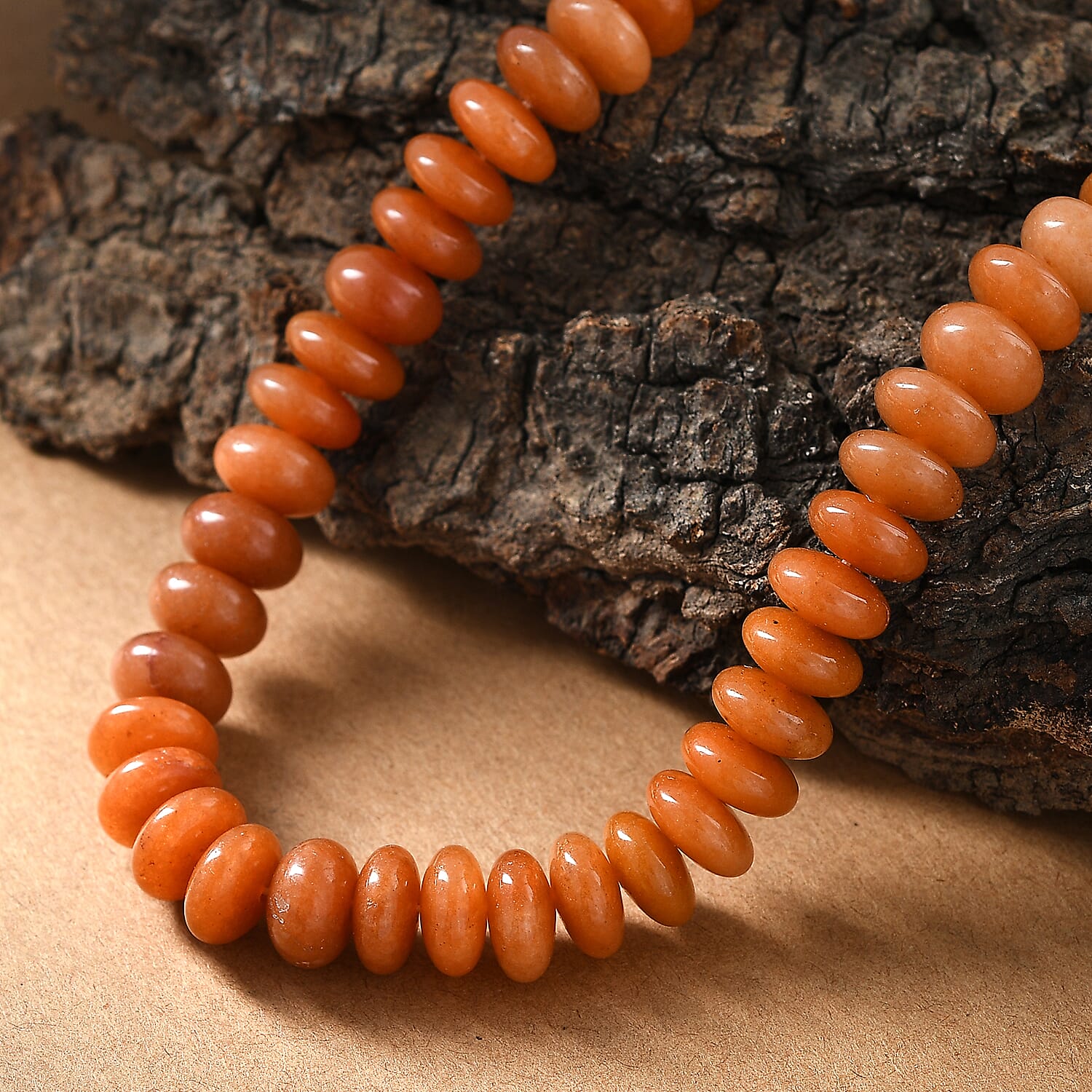 Red Aventurine Necklace (Size - 18-1 Ext.) with Senorita Clasp 330.00 Ct. 8181149 2