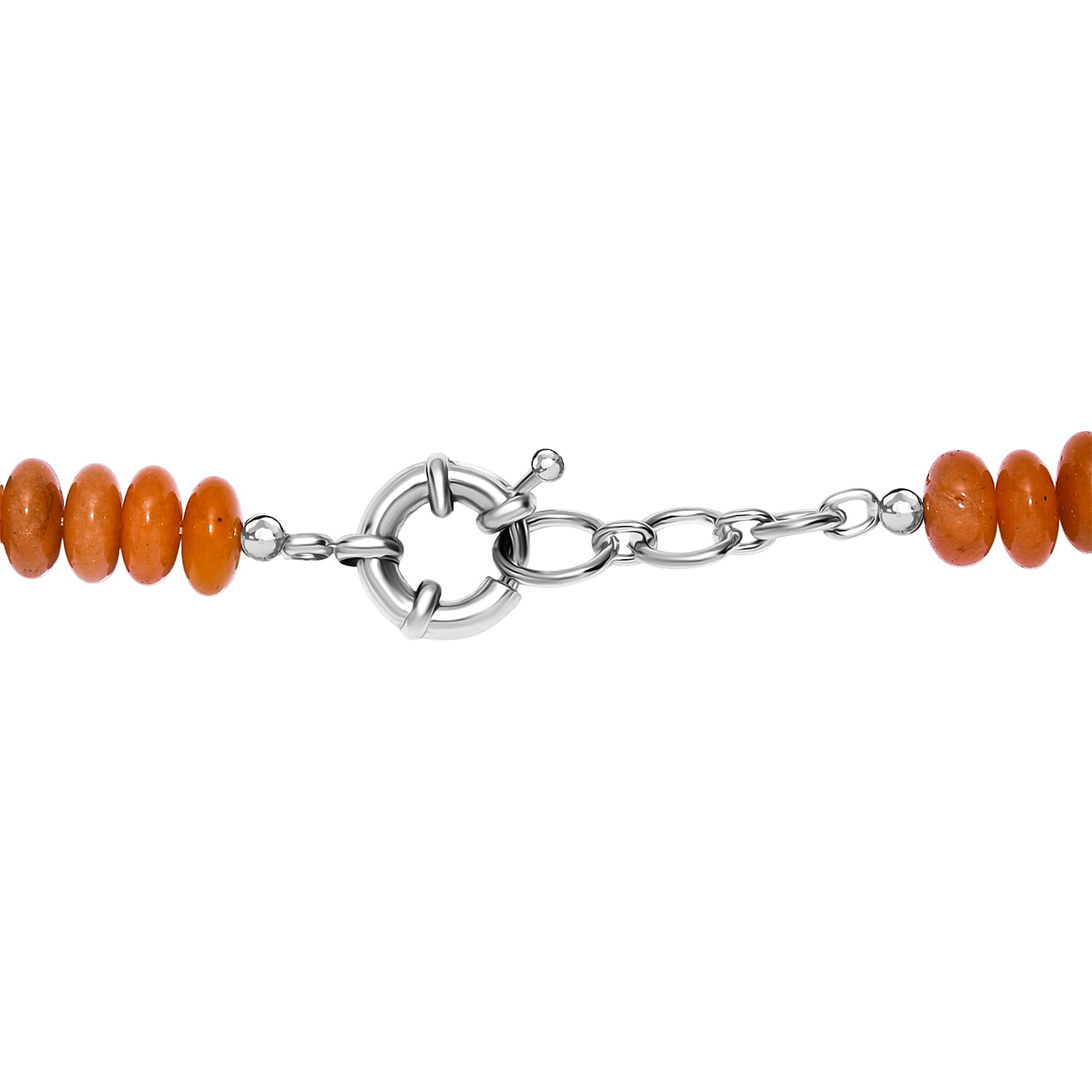 Red Aventurine Necklace (Size - 18-1 Ext.) with Senorita Clasp 330.00 Ct. 8181149 5