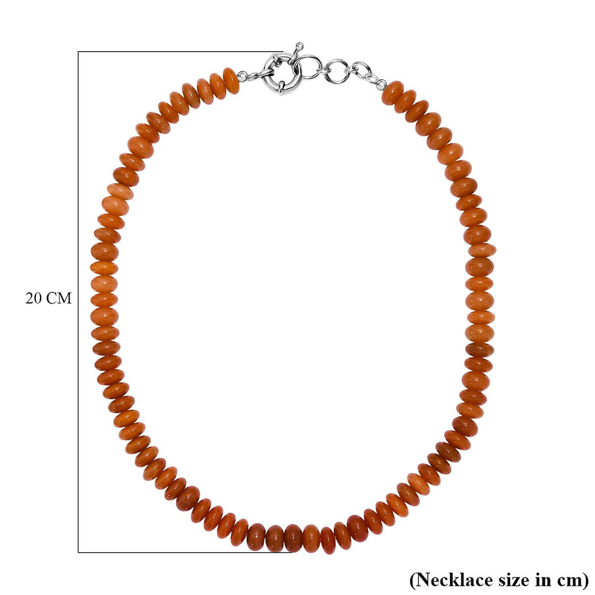Red Aventurine Necklace (Size - 18-1 Ext.) with Senorita Clasp 330.00 Ct. 8181149 6