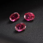 Red Cubic Zirconia Oval Shape Gemstone 3.57 Ct. - 8x6 mm