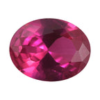 Red Cubic Zirconia Oval Shape Gemstone 1.8 Ct. - 9x7 mm