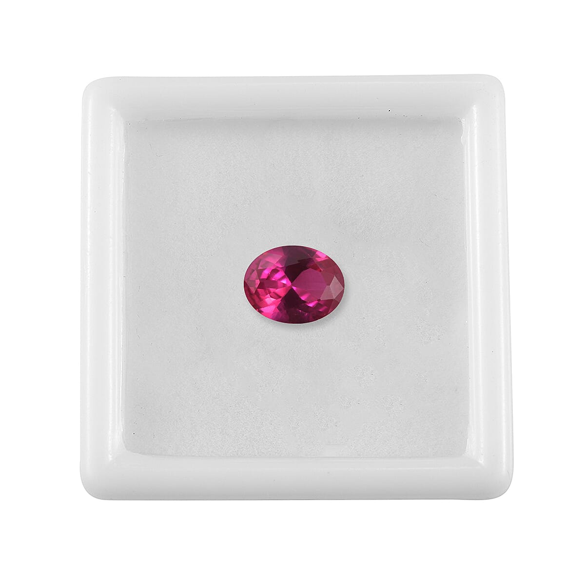 1.8 Ct. Red Cubic Zirconia Loose Gemstone in Oval Shape (9x7mm) 8068546 4
