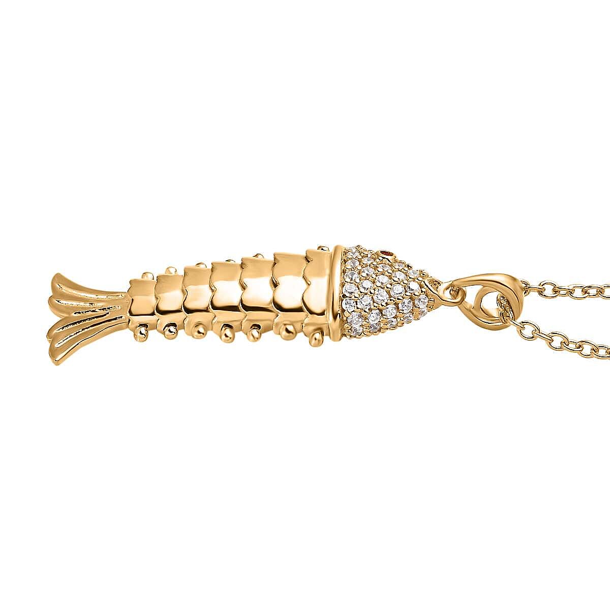 Vicenza Closeout - Pendant in Gold Overlay Sterling Silver with Free Chain (Size 20) 4217273 3