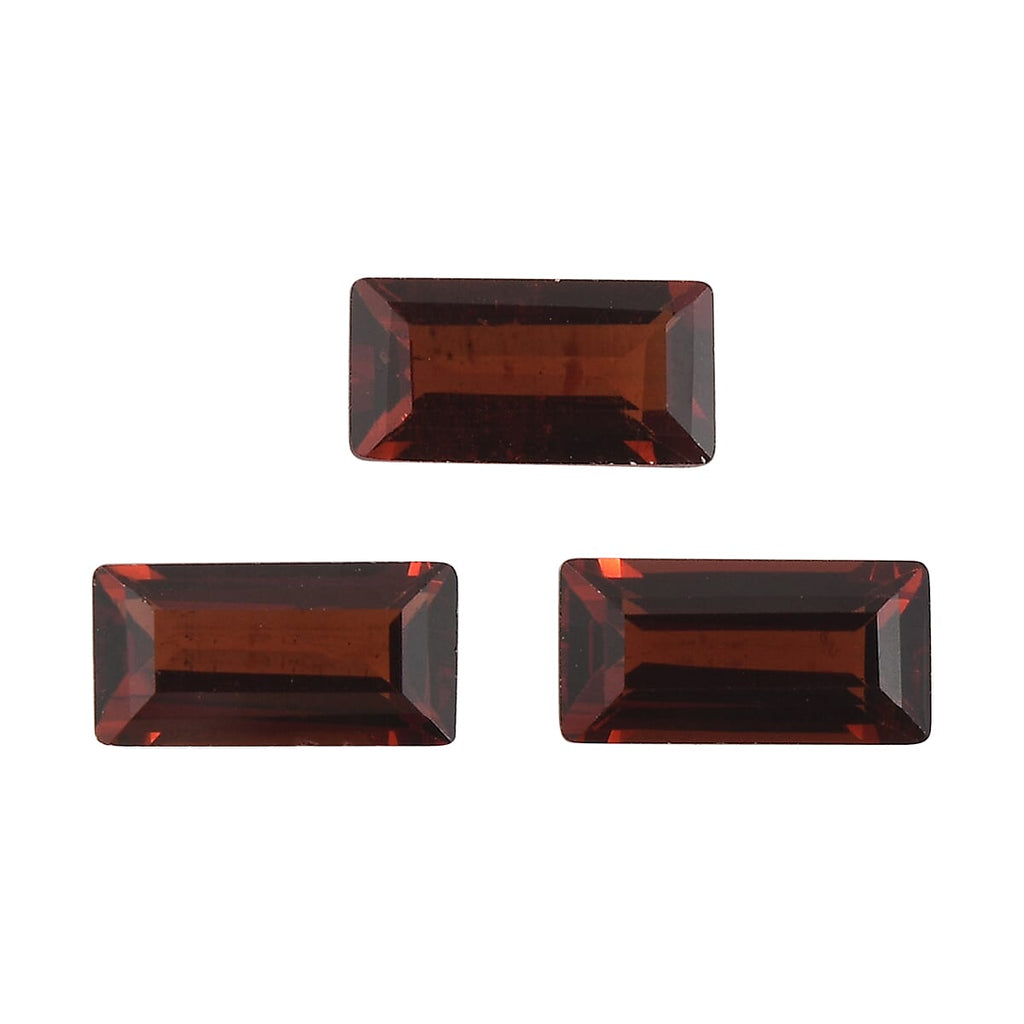 Red Garnet Baguette Gemstone 1.24 Ct. - 6x3 mm
