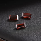 Red Garnet Baguette Gemstone 1.24 Ct. - 6x3 mm