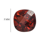 Red Garnet Cushion Cut Gemstones 1.30 Ct