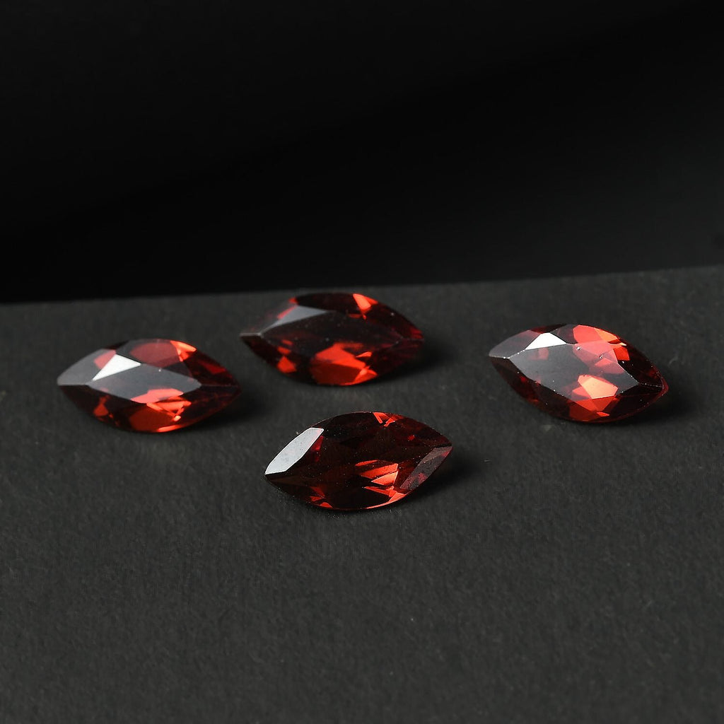 Red Garnet Marquee Shape Gmestones 3.99 Ct
