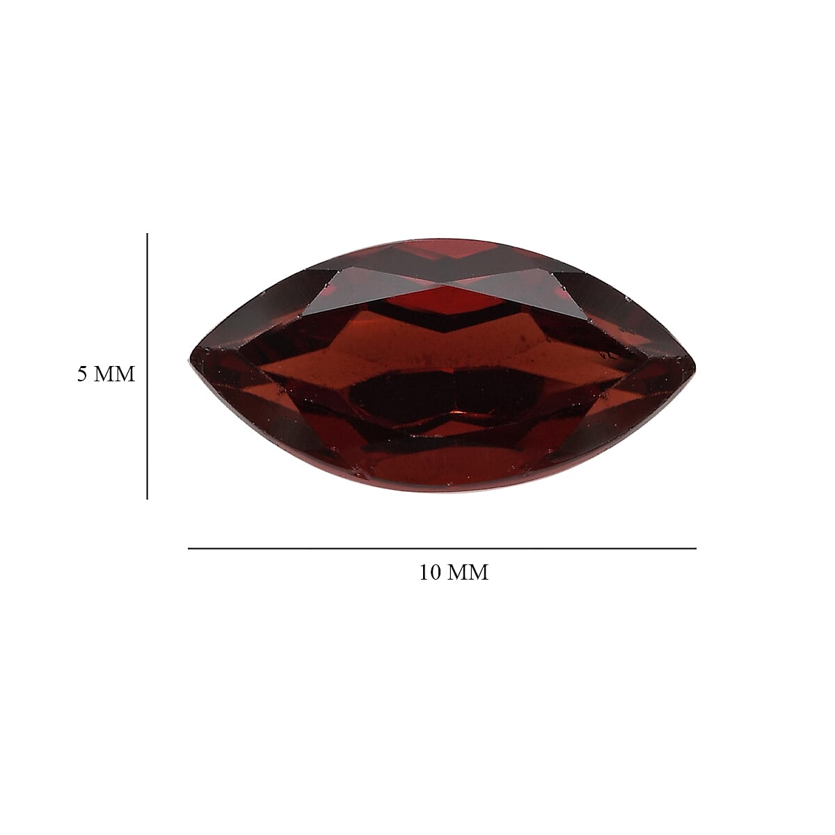 1.12 Ct. Red Garnet Marquee Loose Gemstone (10x5 mm) 8068560 4