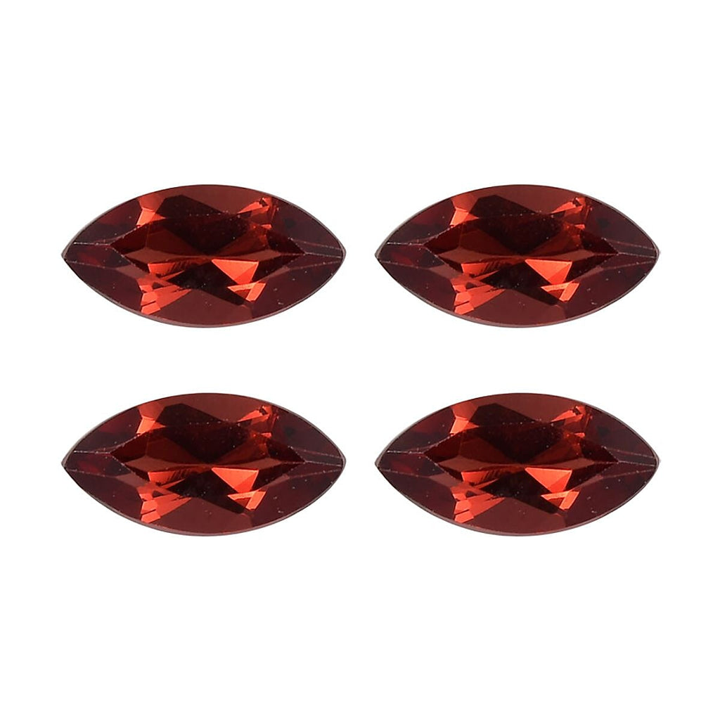 Red Garnet Marquee Shape Gemstones 2.38 Ct