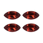 Red Garnet Marquee Shape Gemstones 2.38 Ct