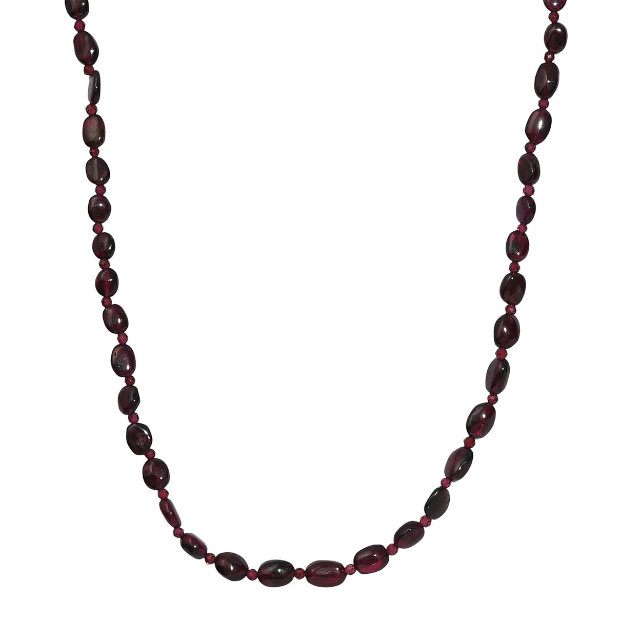 Red Garnet Necklace (Size - 20) 80.00 Ct. 8099265 0