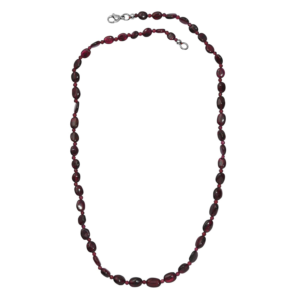 Red Garnet Necklace (Size - 20) 80.00 Ct. 8099265 4