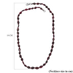 Red Garnet Necklace (Size - 20) 80.00 Ct.