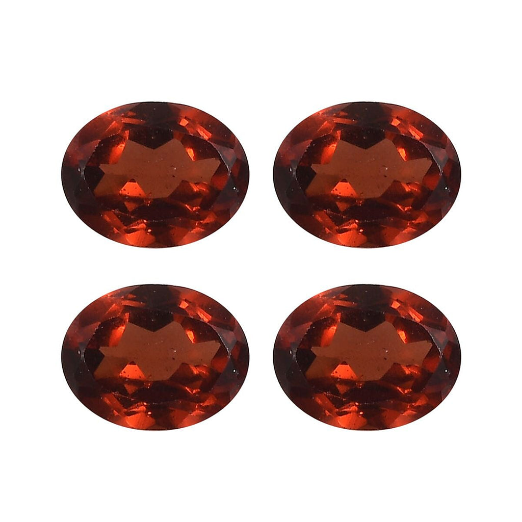 Red Garnet Oval Shape Gemstones 1.66 Ct