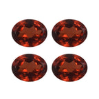 Red Garnet Oval Shape Gemstones 1.66 Ct
