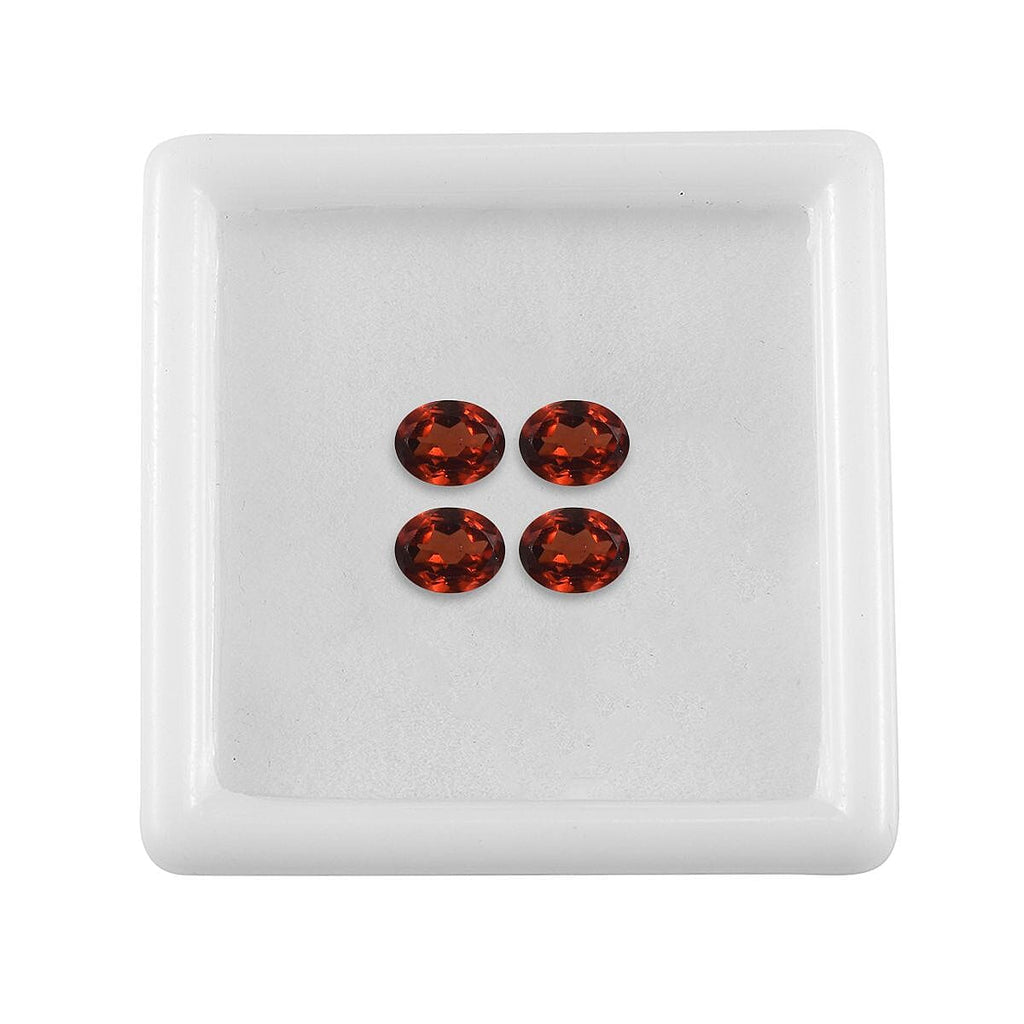 Red Garnet Oval Shape Gemstones 1.66 Ct