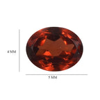 Red Garnet Oval Shape Gemstones 1.66 Ct