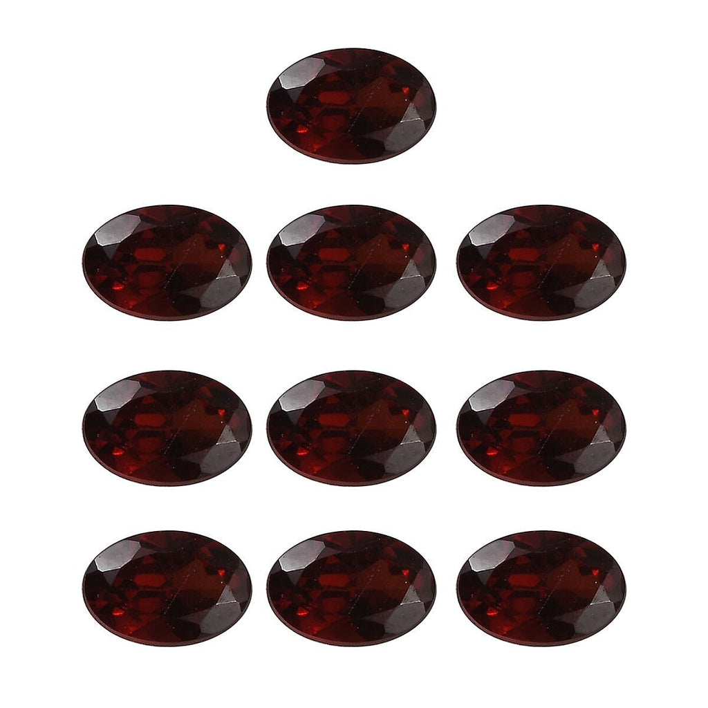 Red Garnet Oval 6x4 mm