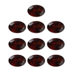 Red Garnet Oval 6x4 mm