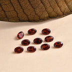 Red Garnet Oval 6x4 mm