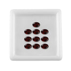 Red Garnet Oval 6x4 mm