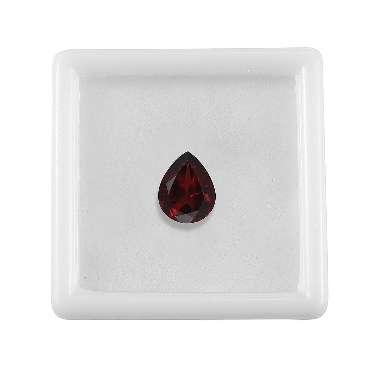 AA Red Garnet Loose Gemstone in Pear Shape (10x8mm) 2.26 ct. 8025551 3
