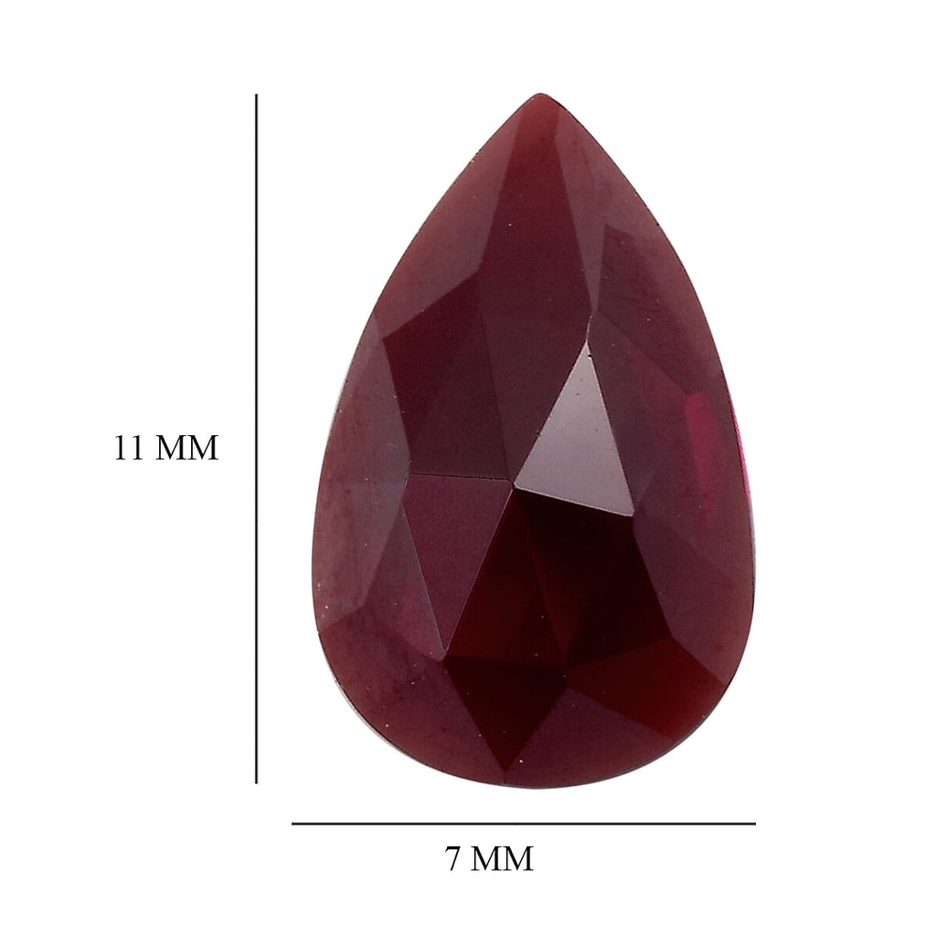 Red Garnet Pear Shape Gemstone 2.13 Ct. - 11x7 mm