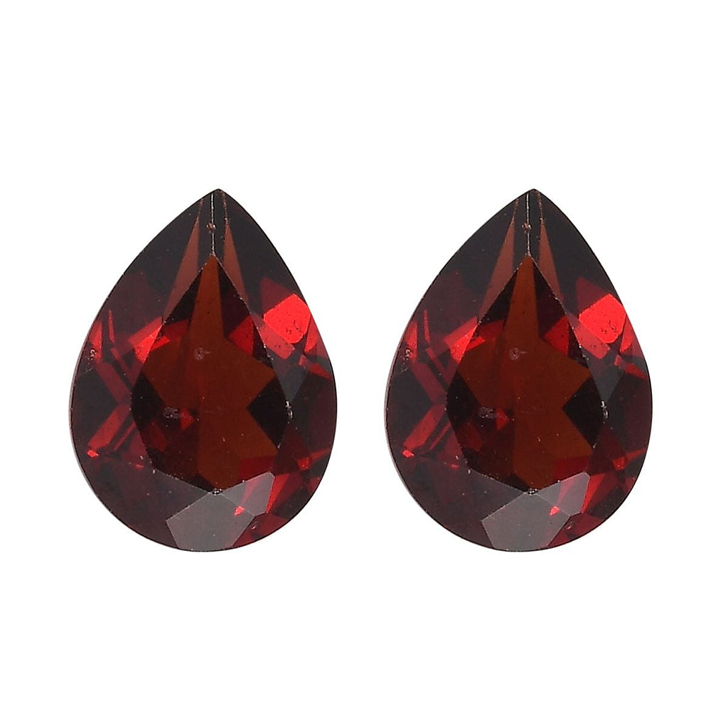 Red Garnet Pear Shape Gemstones 2.21 Ct