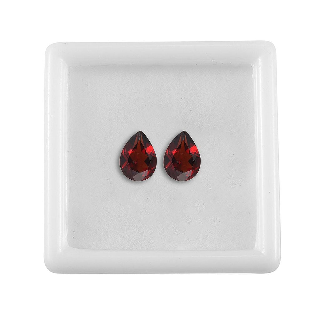 Red Garnet Pear Shape Gemstones 2.21 Ct