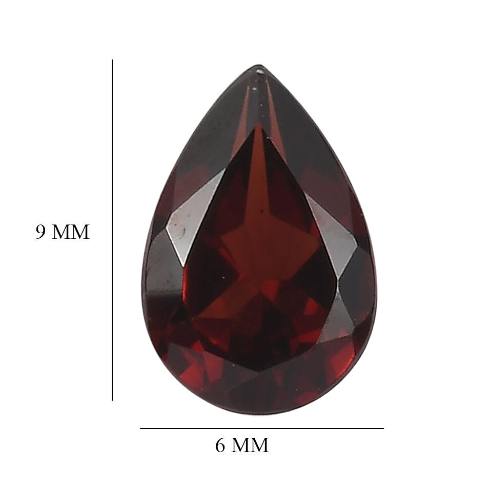 AA Red Garnet Loose Gemstone in Pear Shape (9x6mm) 2.84 ct. 8025563 4