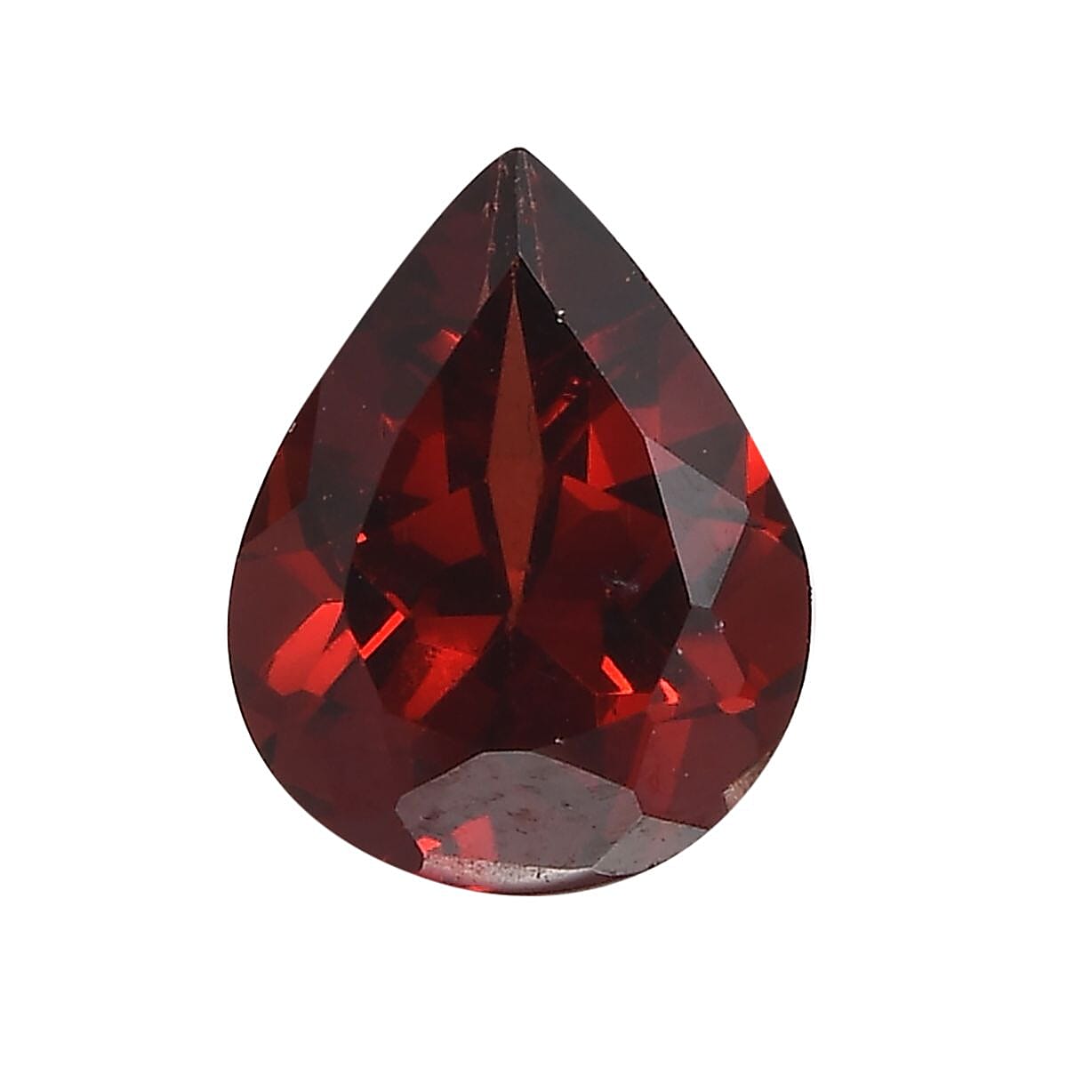 A Red Garnet Loose Gemstone in Pear Shape (9x7mm) 1.53 ct. 8025564 0