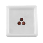 Red Garnet Round Shape Gemstone 0.81 Ct. - 4 mm