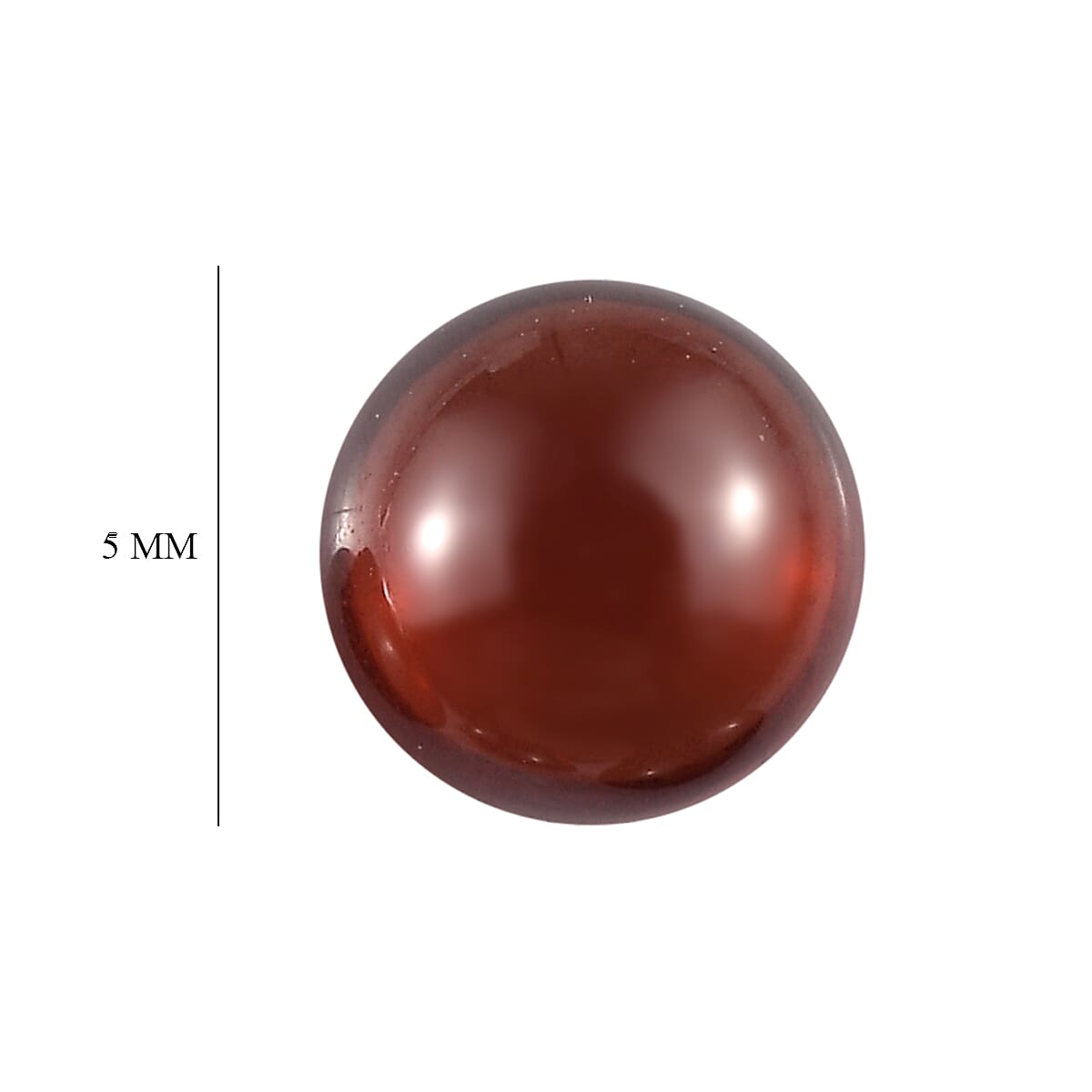 Set of 4 Red Garnet Loose Gemstones in Round Shape (5.0mm) 7763417 4