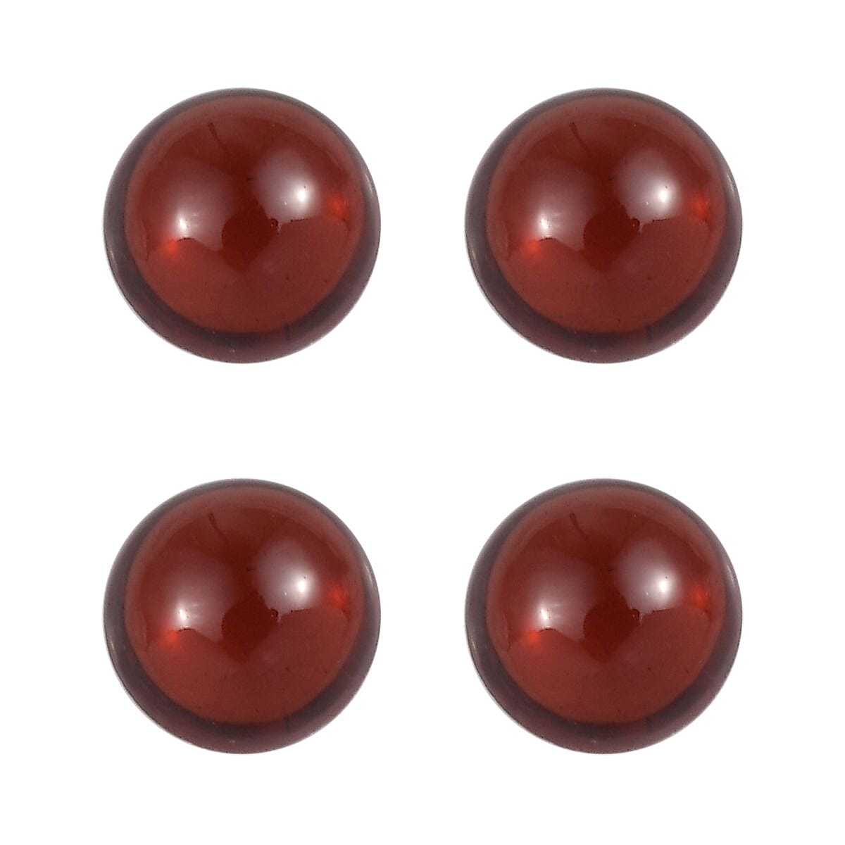 Set of 4 A Red Garnet Loose Gemstones in Round Shape (5mm) 2.22 ct. 8025565 0