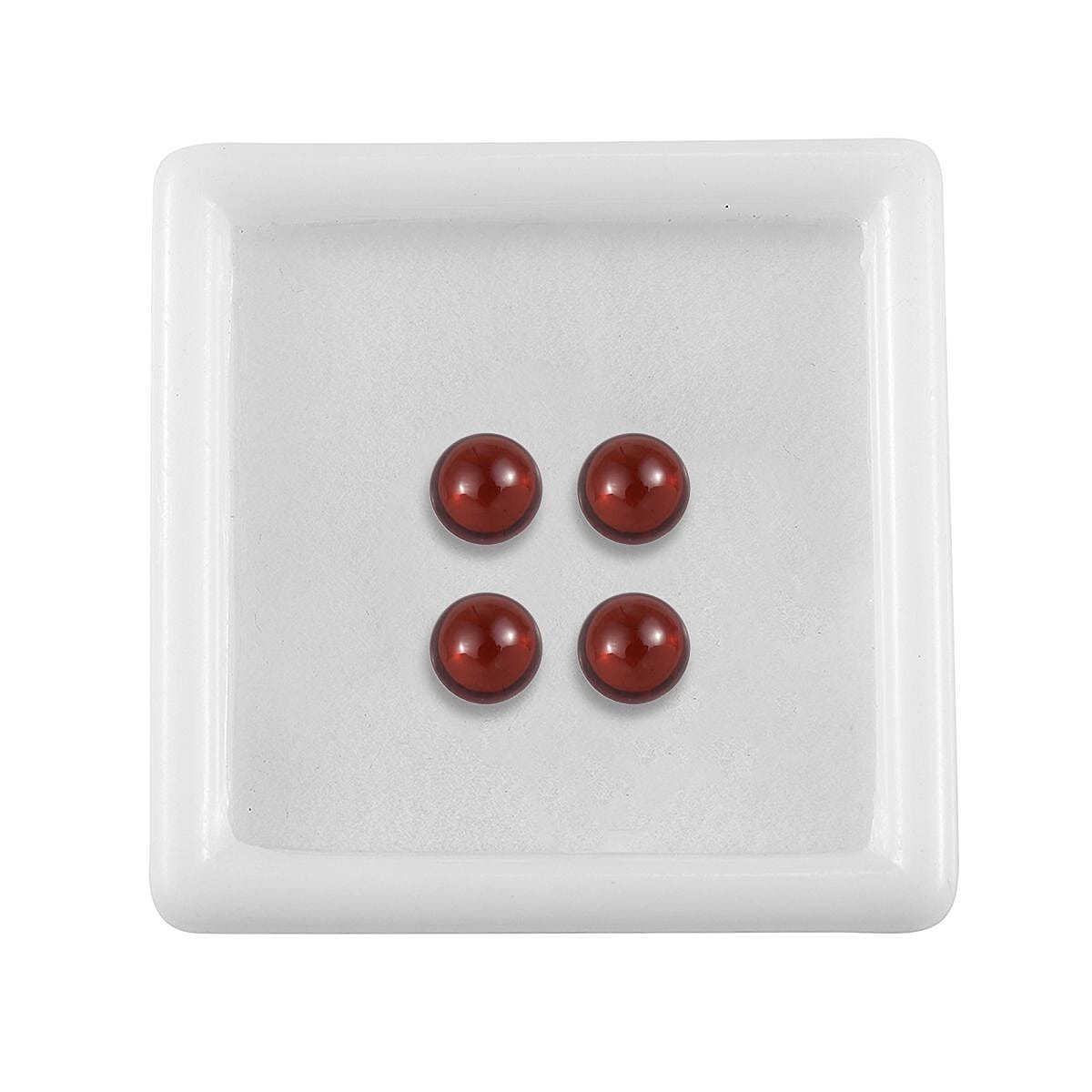 Set of 4 A Red Garnet Loose Gemstones in Round Shape (5mm) 2.22 ct. 8025565 3