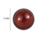 Red Garnet Round Shape Gemstones 2.22 Ct
