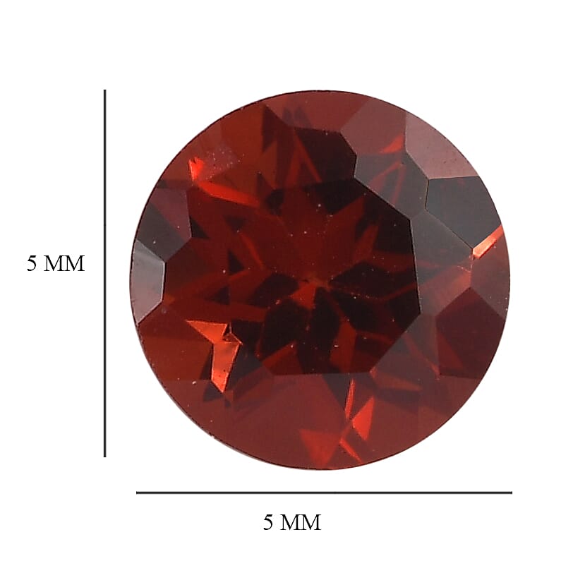 Set of 3 Red Garnet Loose Gemstones in Round Shape 1.65 Ct. (5 mm) 8070602 4