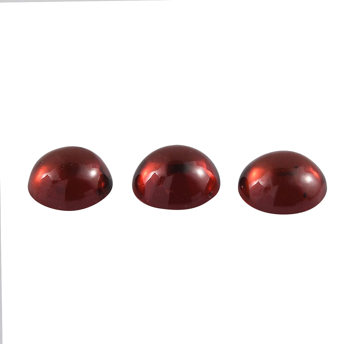 1.49 Ct. Set of 3 Red Garnet Loose Gemstones in Round Shape (5 mm) 8072299 2