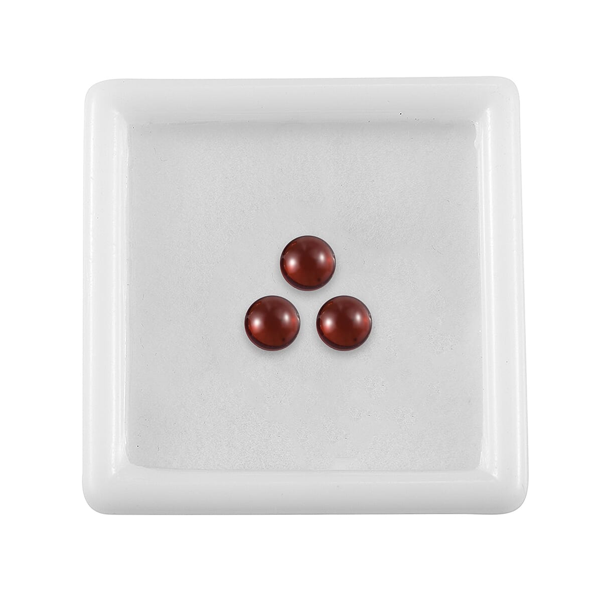 1.49 Ct. Set of 3 Red Garnet Loose Gemstones in Round Shape (5 mm) 8072299 3