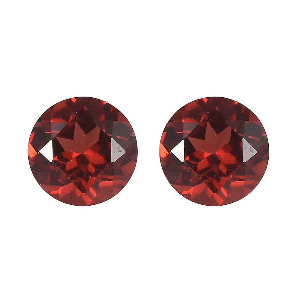 Red Garnet Round Shape Gemstones 1.81 Ct
