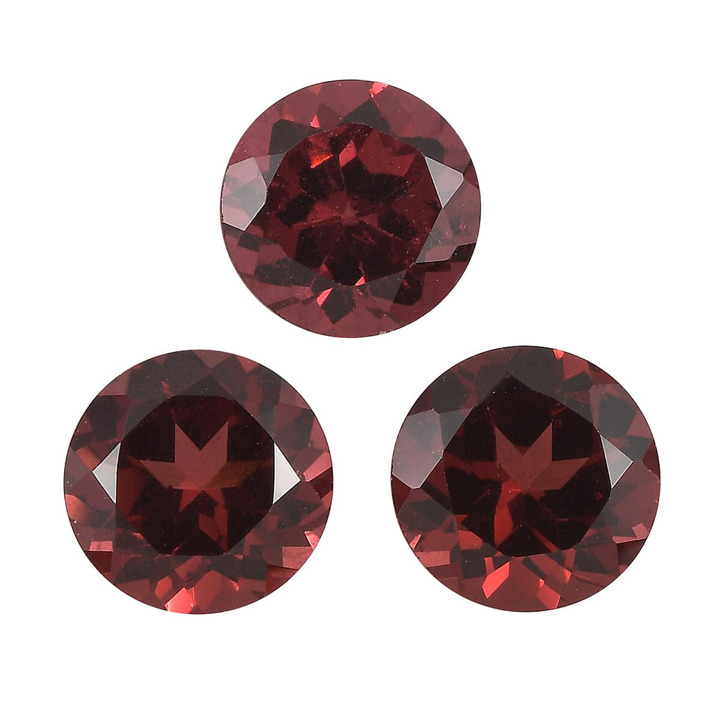 Red Garnet Round Shape Gemstone 2.84 Ct. - 6 mm