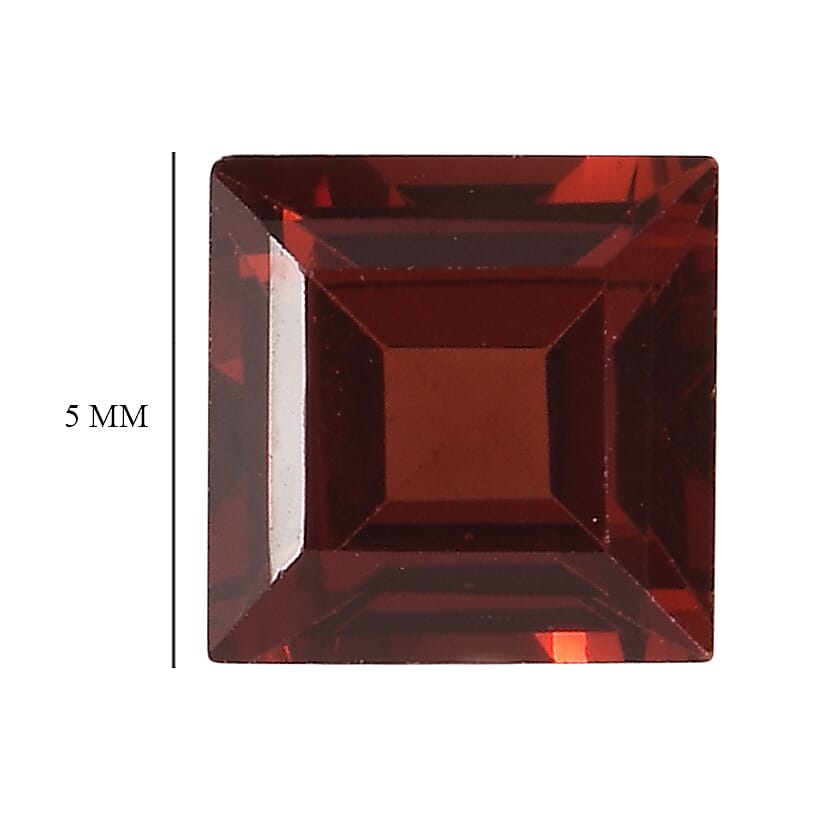 Set of 3 Red Garnet Loose Gemstones in Square Shape 2.28 Ct. (5 mm) 8068600 4