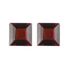 Red Garnet Square Shape Gemstones 2.33 Ct
