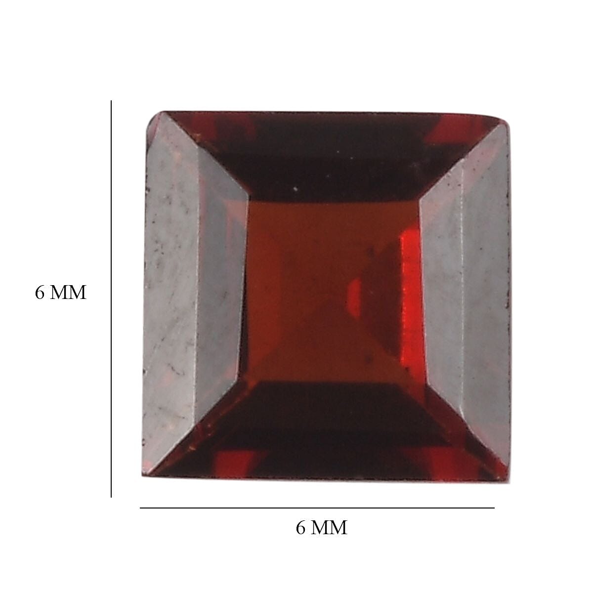 Set of 2 A Red Garnet Loose Gemstones in Square Shape (6mm) 2.33 ct. 8025573 4