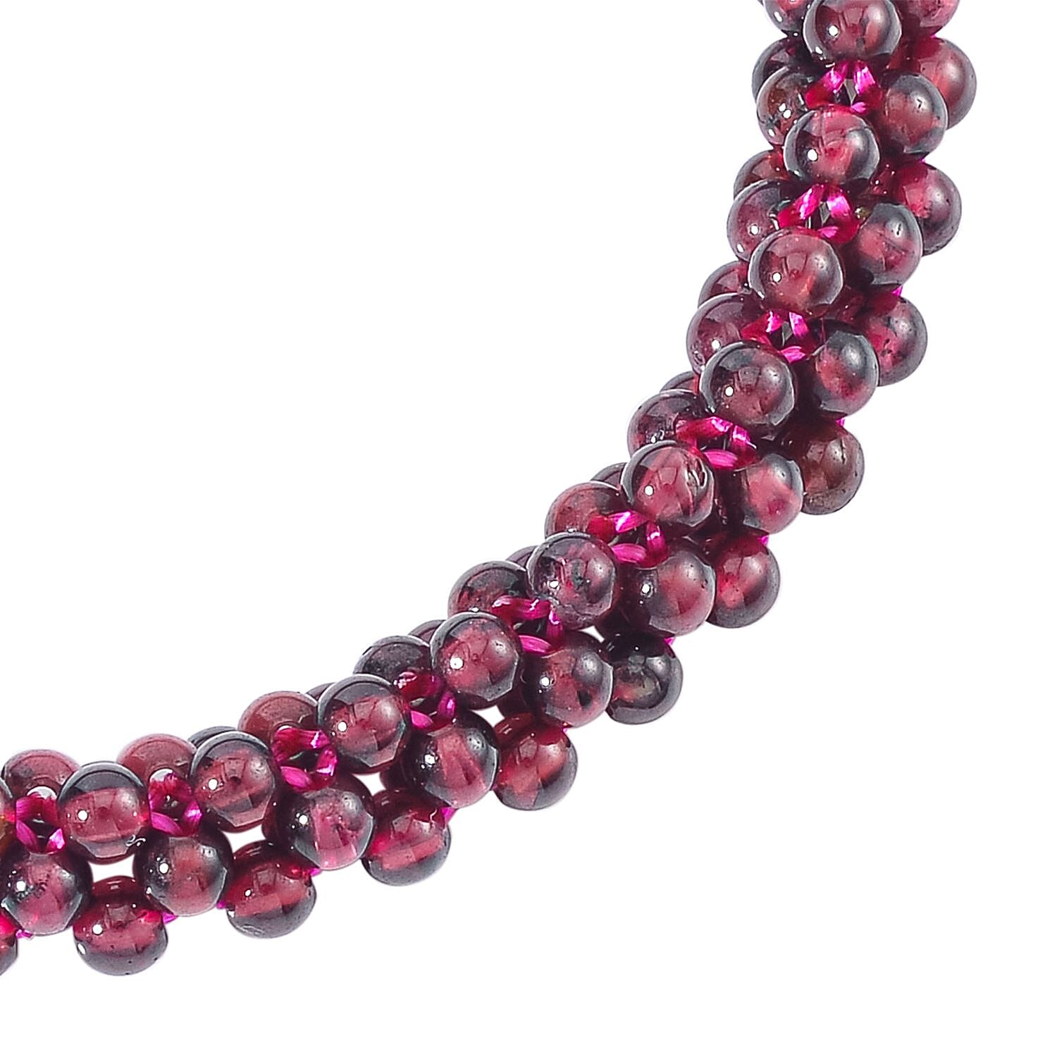 Mozambique Garnet Stretchable Beads Bracelet 68 Ct. 7546406 4
