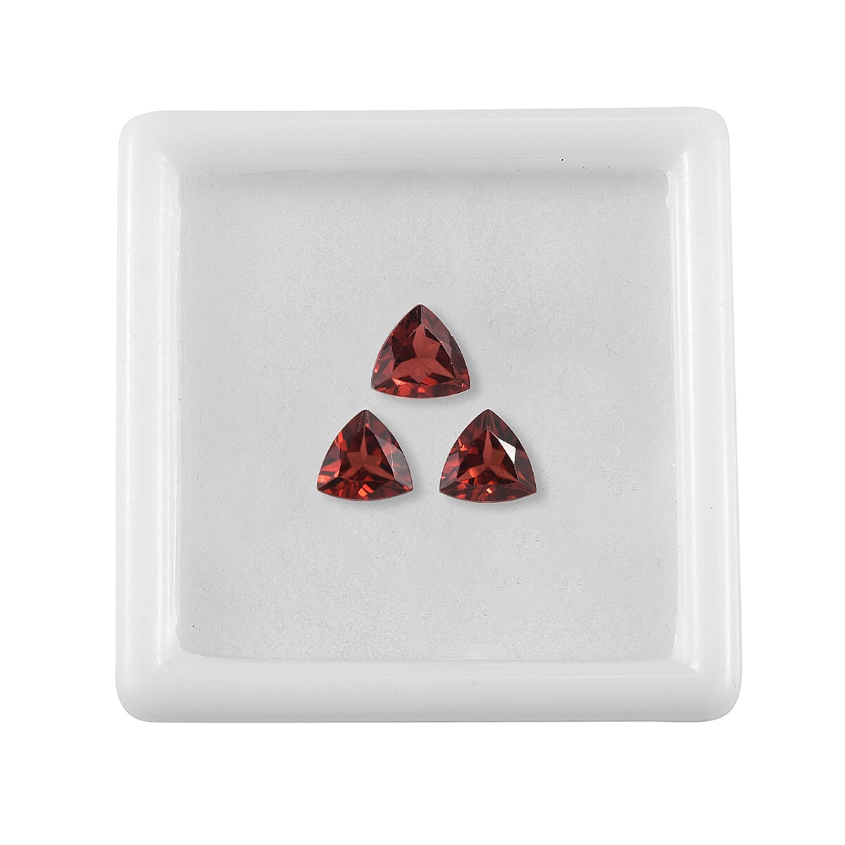 Set of 3 Red Garnet Loose Gemstones in Trillion Shape 2.44 Ct. (6 mm) 8068603 3
