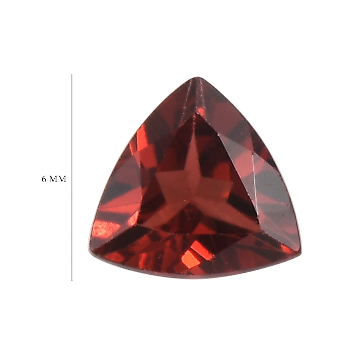 Set of 3 Red Garnet Loose Gemstones in Trillion Shape 2.44 Ct. (6 mm) 8068603 4